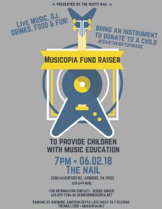 Musicopia Fund Raiser, presented by The Rusty Nail in Ardmore