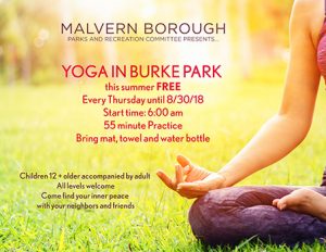Yoga in Burke Park