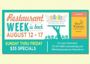 Chestnut Hill Restaurant Week