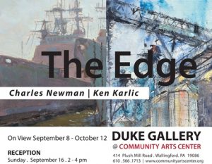 The Edge Exhibition Reception - Artwork by Charles Newman and Ken Karlic