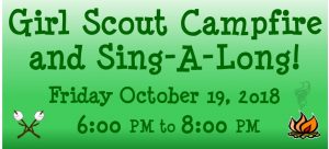 Girl Scout Campfire and Sing-A-Long