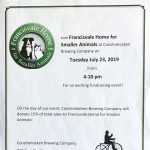 Francisvale Home for Smaller Animals & Conshohocken Brewing Company Fundraiser