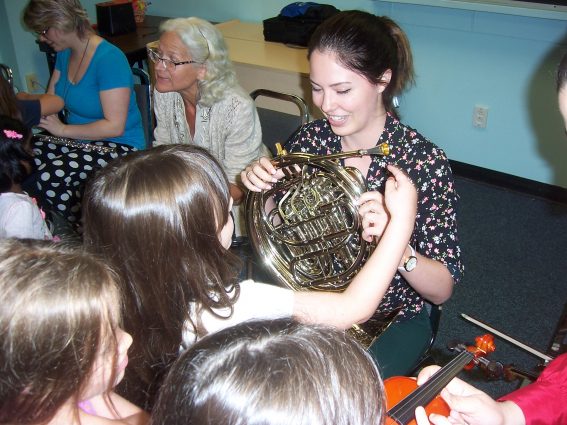 Gallery 3 - The Delaware County Symphony Visits The Aston Library With A FREE Instrument Petting Zoo!!!