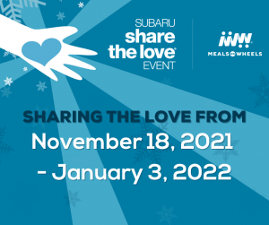 Subaru Share the Love Event benefits Main Line Meals on Wheels