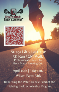 Conestoga Girls Lacrosse 5K run & 1 mile walk