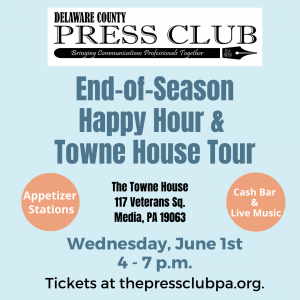 Delco Press Club Happy Hour & Towne House Tour...