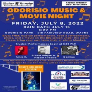 Odorisio Park Music & Movie Night