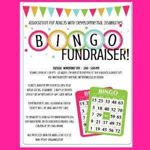 AADD@50 Bingo Fundraiser