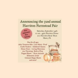 Harriton Farmstead Fair