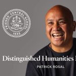 2022-2023 Distinguished Visiting Humanities Lecturer Patrick Rosal