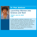 Academy of Notre Dame Speaker Series - Dr. Mae Jemison