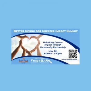 Better Giving for Greater Impact Summit